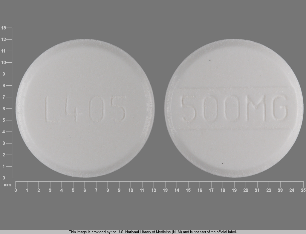 500MG pill photo